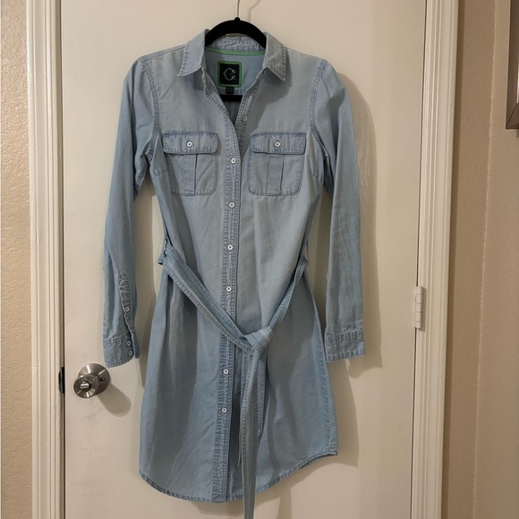 NEW C Wonder Shirtdress with Matching Belt - Picture 5 of 8